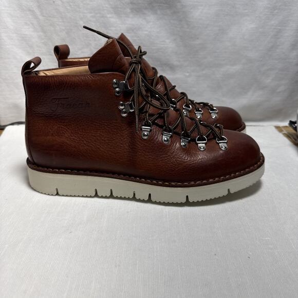 Fracap M120 Natural Vibram Sole Scarponcino Boot in Cognac Size 9.5 main image 8